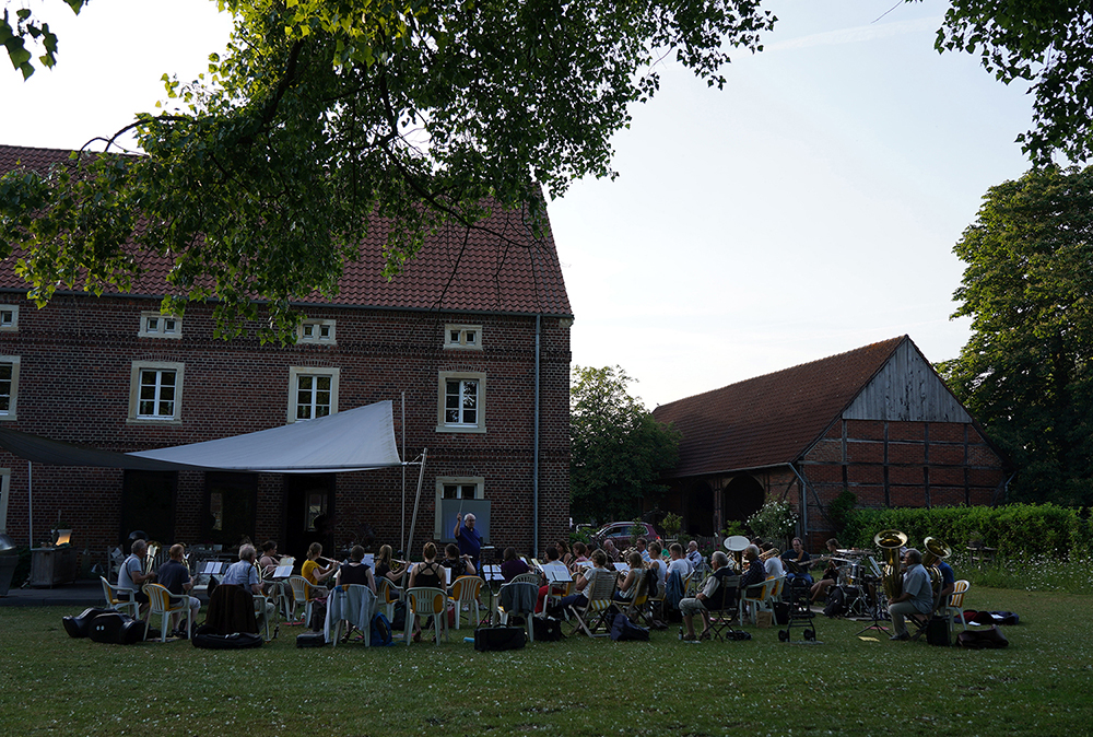 Probe am 14.6.2021 auf dem Hof Schulze Blasum