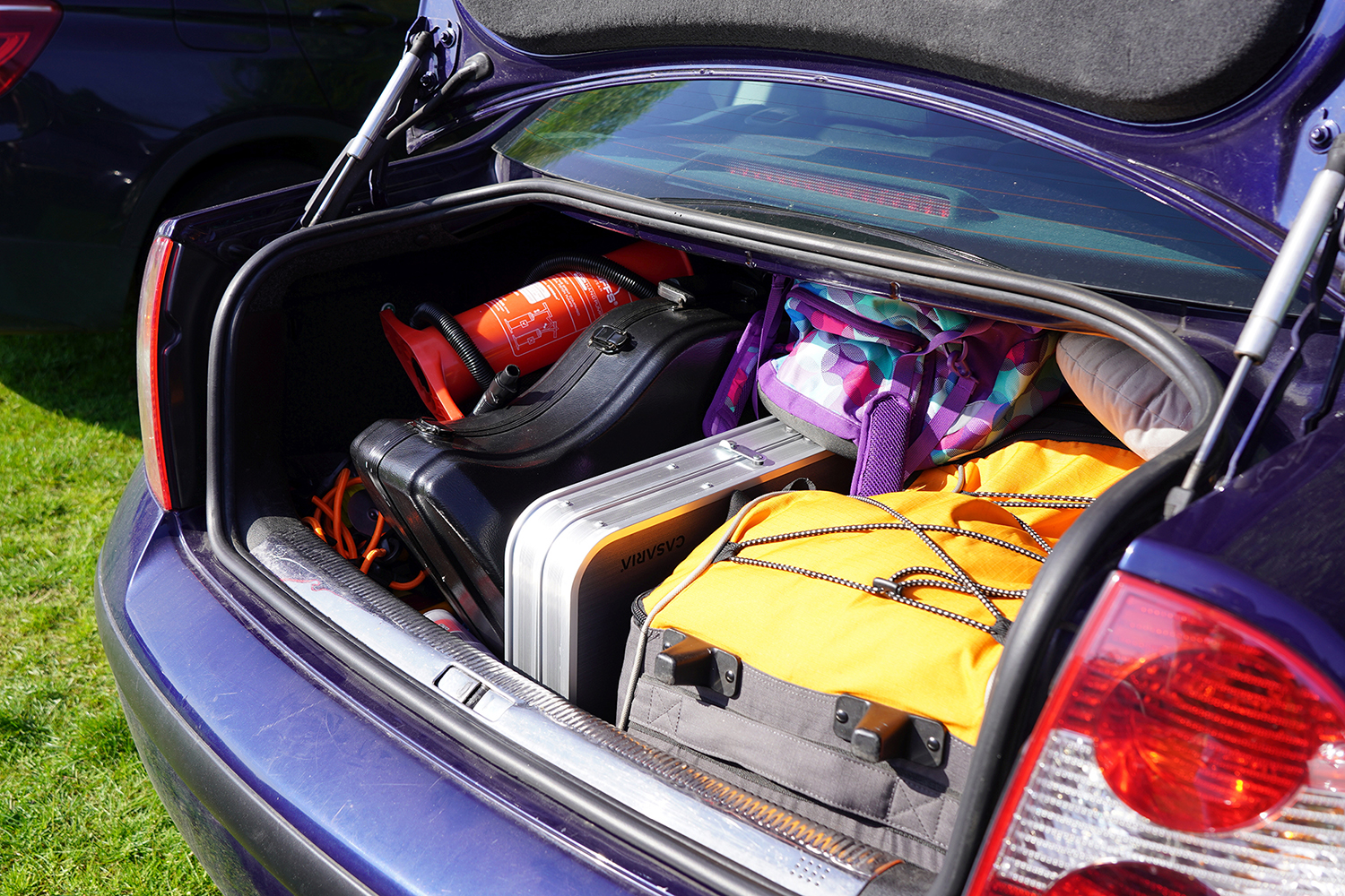Campingwochenende in Lengerich: Packen zur Abfahrt