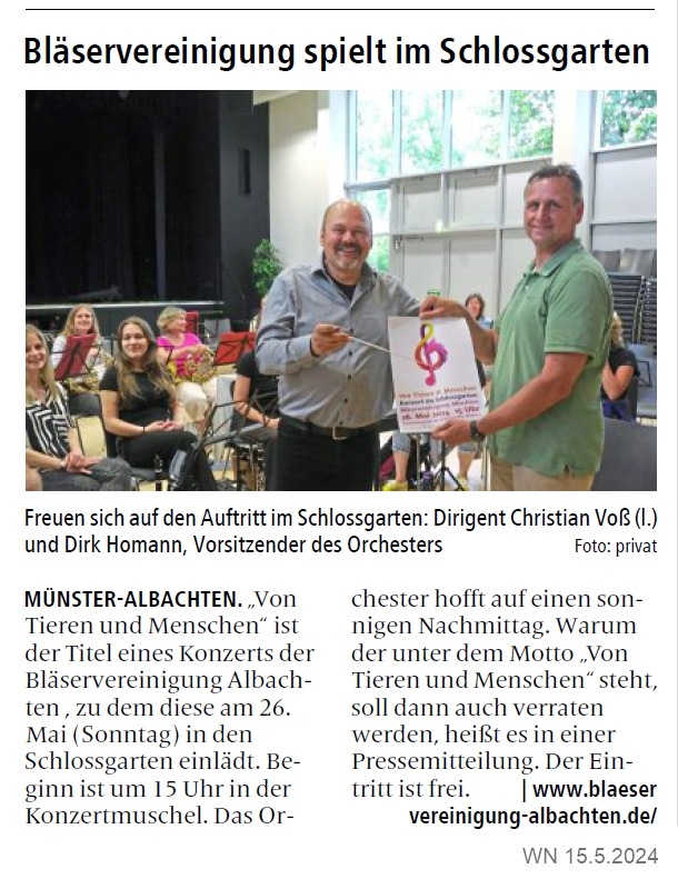 Konzert im Schlossgarten 2024