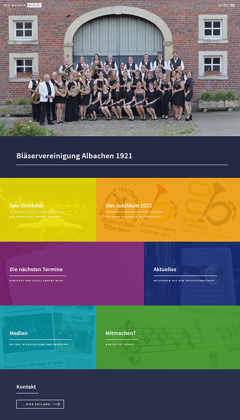 unsere Homepage bis 2009