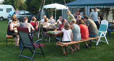 Sommerfest auf einem Campingplatz in Lengerich